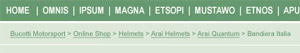 breadcrumb navigation
