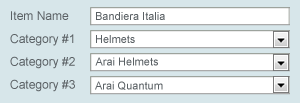 CMS select category example
